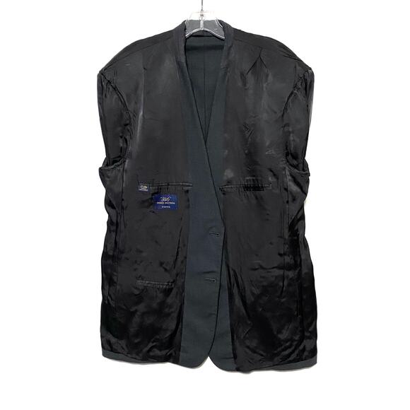 Brooks Brothers 346 Stretch Sport Coat Wool Lycra 2 Button Blazer Jacket Men 43R - Picture 4 of 11